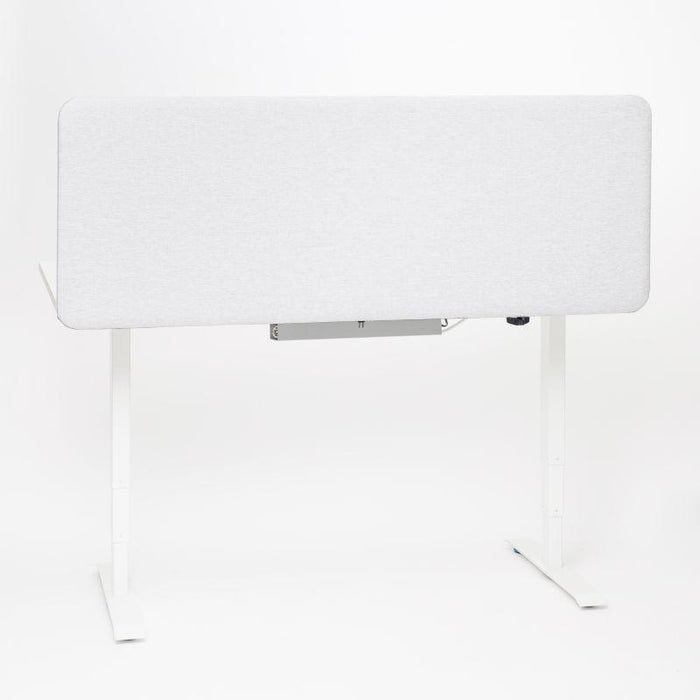 Stoo® 530 acoustic desk screen - 1400 mm light grey