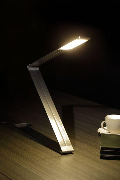 Zeta LED lamp - Brushed steel