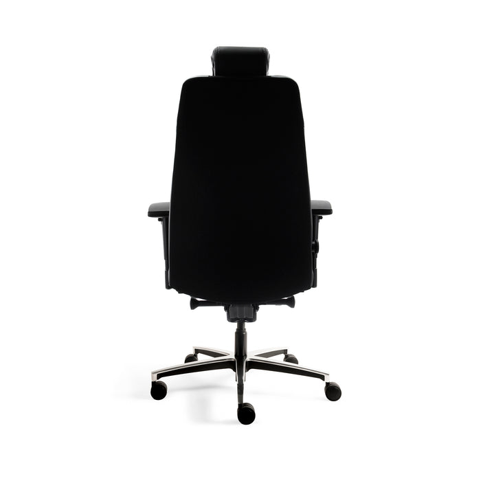 TC FREE B1 24/7 chair - Mix of black Mirage fabric and Leather