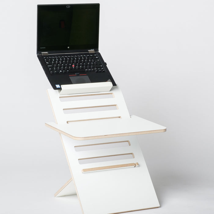 Hima Lifter standing desk - Brilliant White