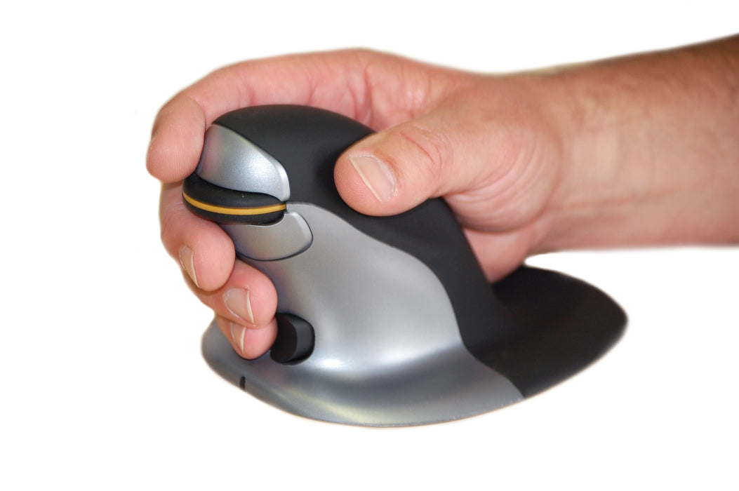 Penguin Ambidextrous Vertical Mouse - Wired Large