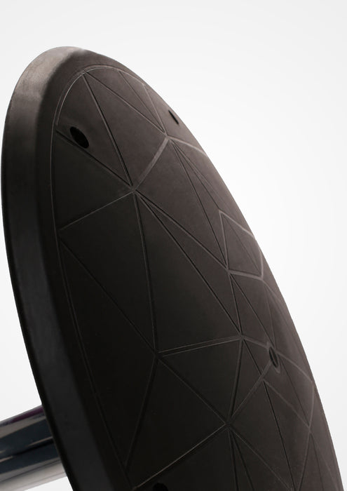 Stoo® Triangle Leatherette - Tall 57-86 cm, black frame