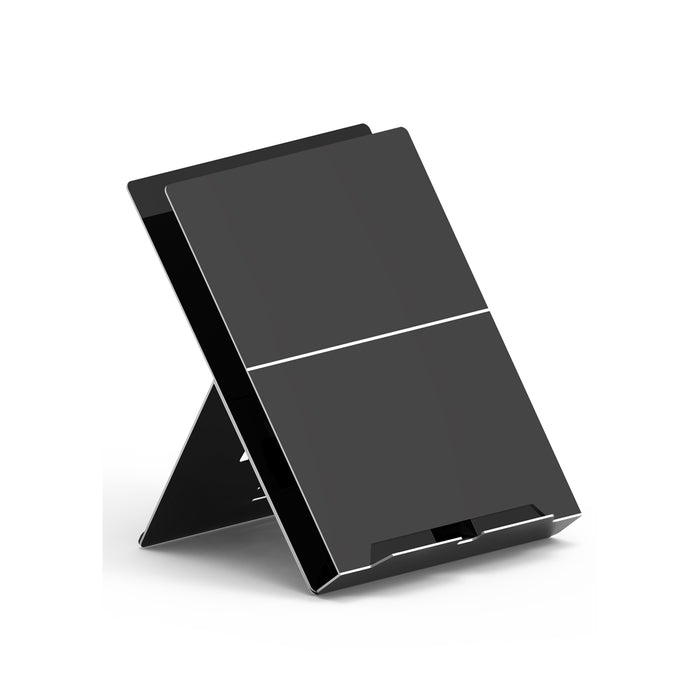 sandivarius Etra premium laptop stand with pivotable document holder - Black